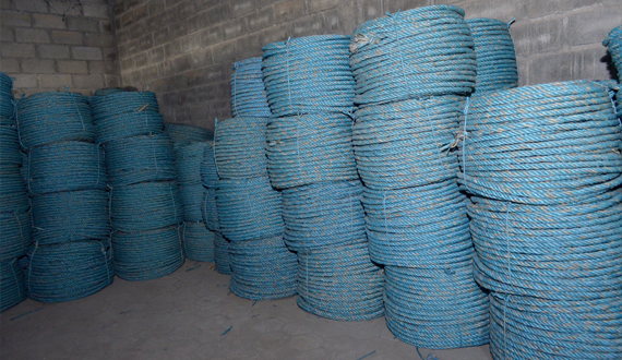 Hasil Produksi Tali Tampar